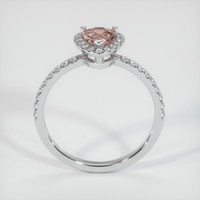 0.79 Ct. Sapphire Ring, 18K White Gold 3