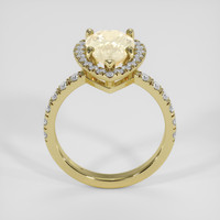 4.00 Ct. Yellow Sapphire Ring, 14K Yellow Gold 3