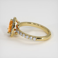 1.13 Ct. Sapphire Ring, 14K Yellow Gold 4