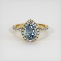 2.41 Ct. Sapphire Ring, 14K Yellow Gold 1