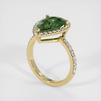 3.59 Ct. Sapphire Ring, 14K Yellow Gold 2