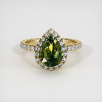 3.01 Ct. Sapphire Ring, 14K Yellow Gold 1