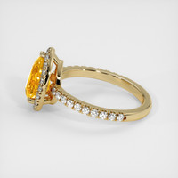 2.51 Ct. Yellow Sapphire Ring, 14K Yellow Gold 4