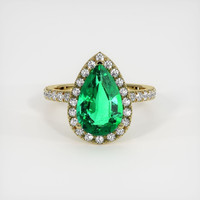 Emerald Ring 2.68 Ct. 18K Yellow Gold Preview