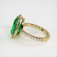 Emerald Ring 2.68 Ct. 18K Yellow Gold Preview