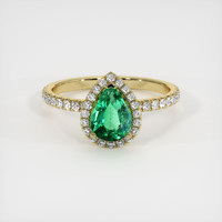 Emerald Ring 0.96 Ct., 18K Yellow Gold Preview