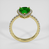 1.49 Ct. Emerald Ring, 18K Yellow Gold 3