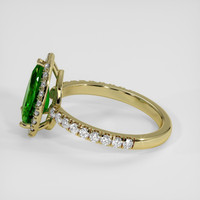 1.49 Ct. Emerald Ring, 18K Yellow Gold 4