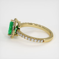 Emerald Ring 0.98 Ct. 18K Yellow Gold Preview