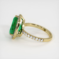 3.07 Ct. Emerald Ring, 18K Yellow Gold 4