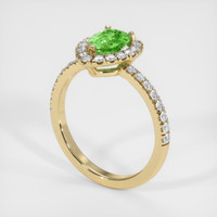 1.00 Ct. Gemstone Ring, 18K Yellow Gold 2