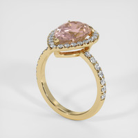 2.99 Ct. Gemstone Ring, 18K Yellow Gold 2