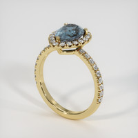 2.41 Ct. Sapphire Ring, 18K Yellow Gold 2