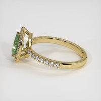 0.73 Ct. Sapphire Ring, 18K Yellow Gold 4