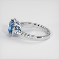 2.68 Ct. Sapphire Ring, Platinum 950 4