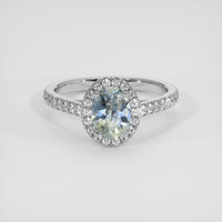 1.38 Ct. Bi Color Sapphire Ring, Platinum 950 1