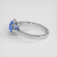 3.06 Ct. Blue Sapphire Ring, Platinum 950 4