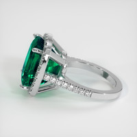 10.00 Ct. Emerald Ring, Platinum 950 4