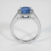 2.20 Ct. Sapphire Ring, 14K White Gold 3