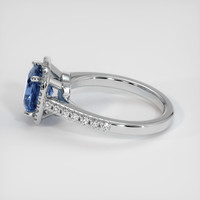 2.20 Ct. Sapphire Ring, 14K White Gold 4
