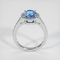 2.68 Ct. Sapphire Ring, 18K White Gold 3