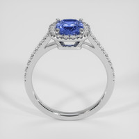 1.58 Ct. Blue Sapphire Ring, 18K White Gold 3