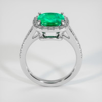 2.32 Ct. Emerald Ring, 18K White Gold 3