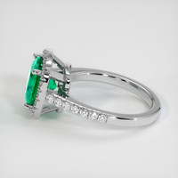 2.32 Ct. Emerald Ring, 18K White Gold 4