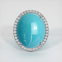 29.11 Ct. Gemstone Ring, 18K White Gold 1