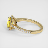 1.53 Ct. Yellow Sapphire Ring, 14K Yellow Gold 4