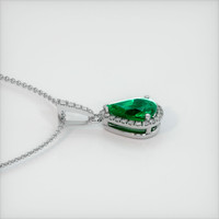 3.07 Ct. Emerald Pendant, Platinum 950 3