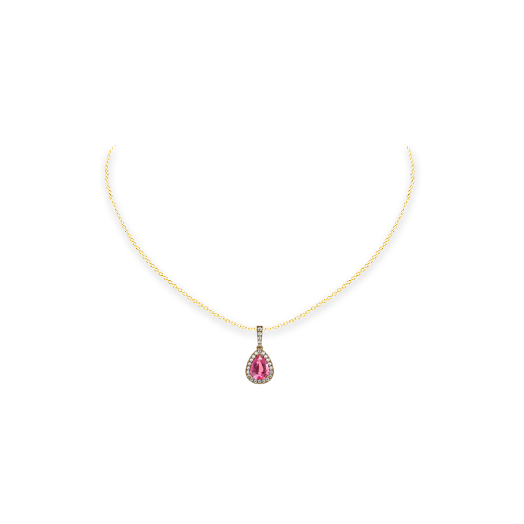 Jewelry image on model