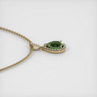 5.26 Ct. Sapphire Pendant, 14K Yellow Gold 3