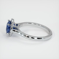 1.89 Ct. Blue Sapphire Ring, Platinum 950 4