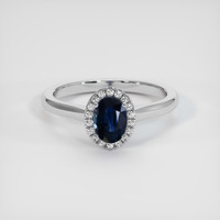 0.91 Ct. Sapphire Ring, Platinum 950 1