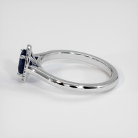 0.91 Ct. Sapphire Ring, Platinum 950 4