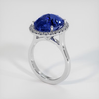 8.20 Ct. Blue Sapphire Ring, Platinum 950 2