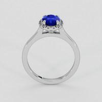 1.54 Ct. Blue Sapphire Ring, Platinum 950 3