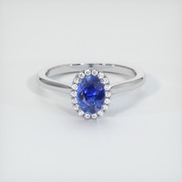 0.89 Ct. Sapphire Ring, Platinum 950 1