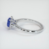 0.89 Ct. Sapphire Ring, Platinum 950 4