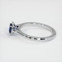 0.53 Ct. Blue Sapphire Ring, Platinum 950 4