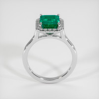 2.23 Ct. Emerald Ring, Platinum 950 3