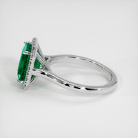 2.28 Ct. Emerald Ring, Platinum 950 4