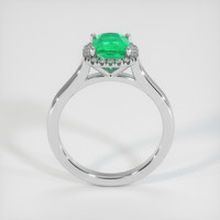 1.41 Ct. Emerald Ring, Platinum 950 3