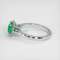 1.41 Ct. Emerald Ring, Platinum 950 4