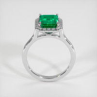 2.63 Ct. Emerald Ring, Platinum 950 3