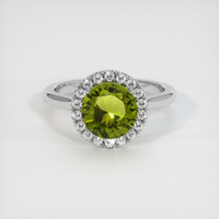 1.87 Ct. Gemstone Ring, Platinum 950 1