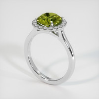 1.87 Ct. Gemstone Ring, Platinum 950 2