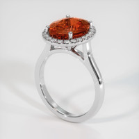 5.16 Ct. Gemstone Ring, Platinum 950 2