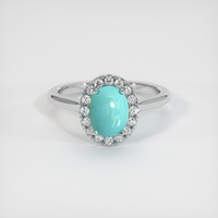 1.24 Ct. Gemstone Ring, Platinum 950 1